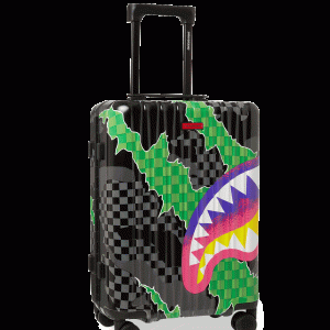THE WILD ONE SHARKNAUTICS HARDSHELL CARRY-ON LUGGAGE