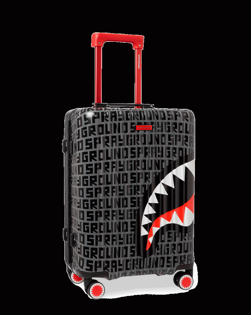 SHARKFINITY STEALTH PILOT SHARKNAUTICS HARDSHELL CARRY-ON LUGGAGE
