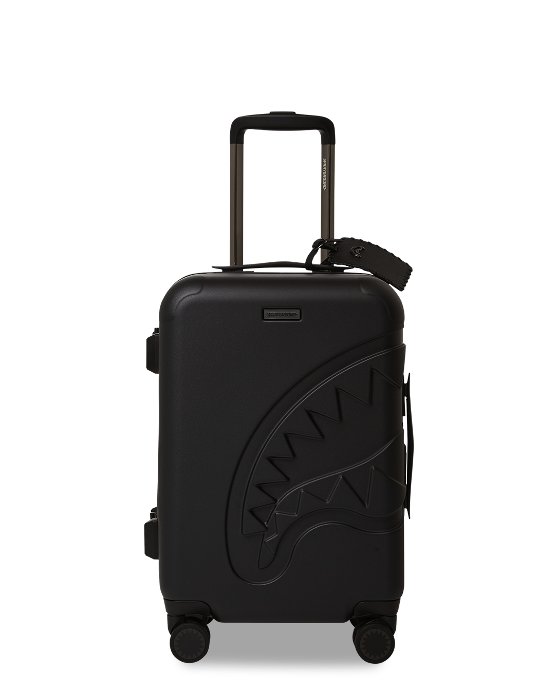REALITY CHECK SHARKITECTURE CARRY-ON JETBLACK LUGGAGE (GUNMETAL HARDWARE) - Image 3