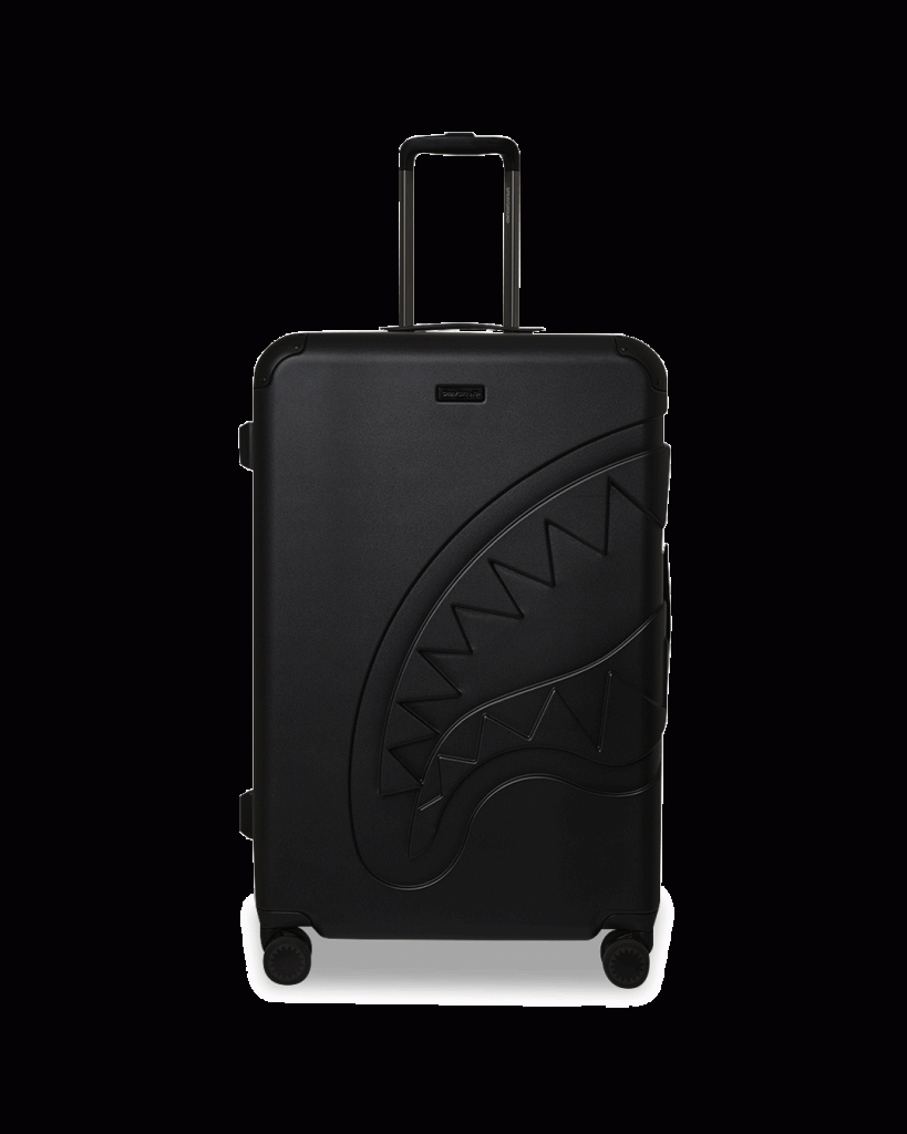 REALITY CHECK SHARKITECTURE FULL-SIZE JETBLACK LUGGAGE (GUNMETAL HARDWARE)