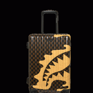 DESIGNER DRIP EFFECT CARRY-ON LUGGAGE