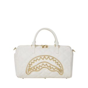 RIVIERA LE BLANC GOLD CHAIN SHARK MINI DUFFLE
