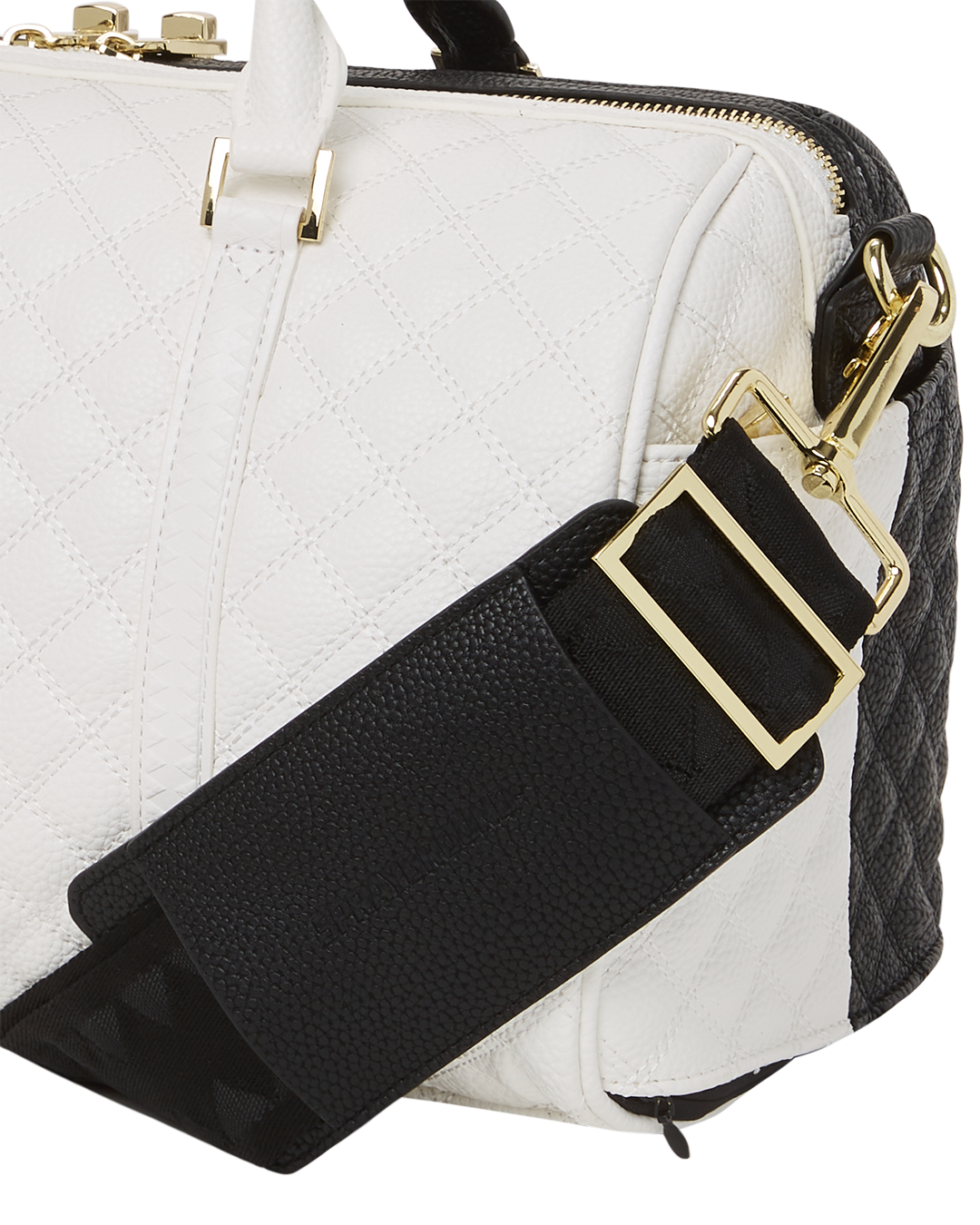 LEVELED UP SPLIT QUILT SHARK MINI DUFFLE - Image 11