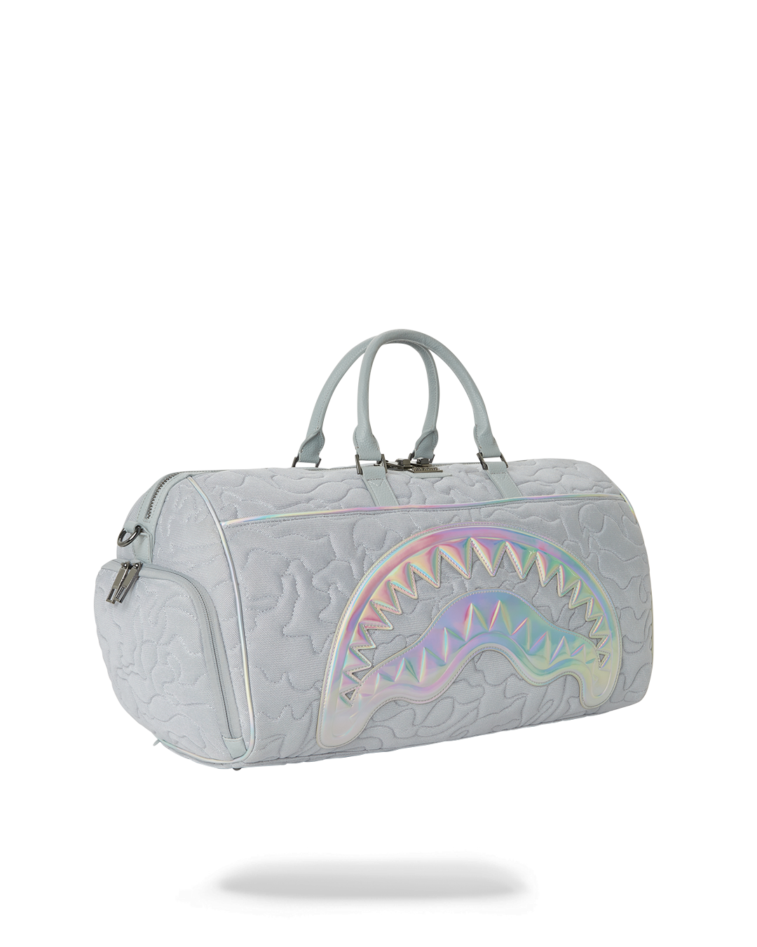 MIRASHAKU IRIDESCENT QUILT DUFFLE - Image 3