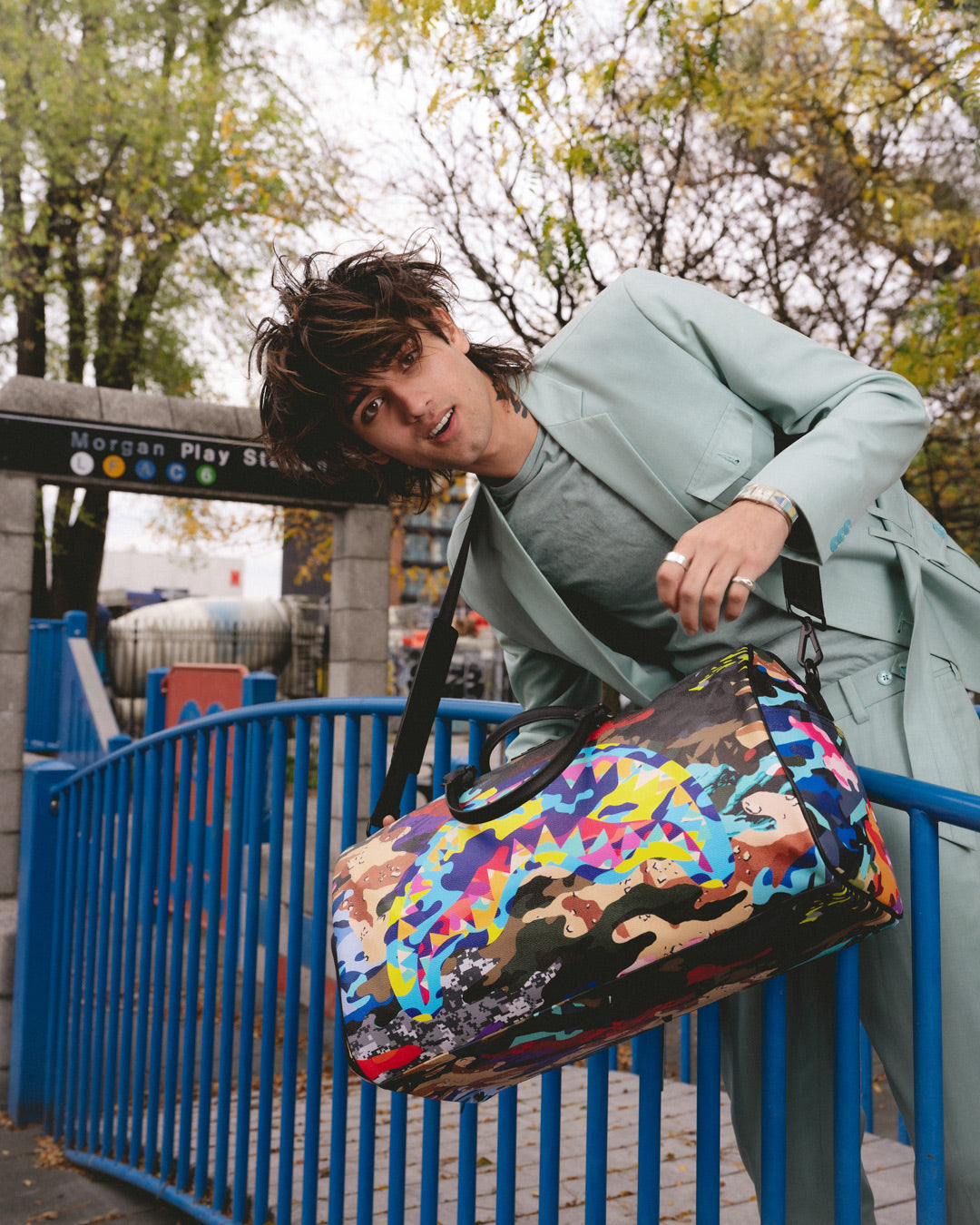 SLICED AND DICED CAMO DUFFLE - Image 4