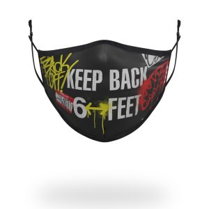 ADULT BACK IT UP FORM FITTING FACE MASK