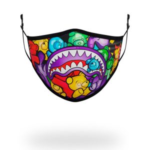 ADULT GUMMY LIPS FORM FITTING FACE MASK