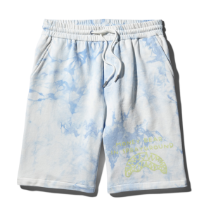 TIE DYE KNIT SHORTS (BLUE)