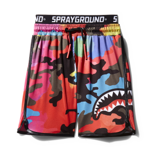 KIDS CAMOBURST SWIM TRUNKS
