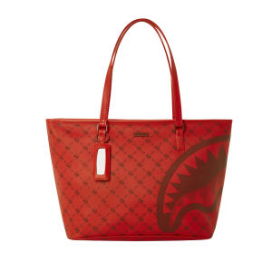 MONEY PATTERN BRICK TOTE