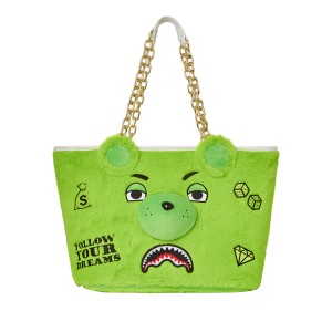 PLUSH MONEYBEAR TOTE (GREEN)