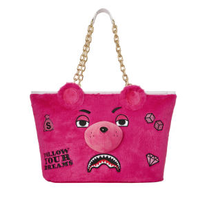PLUSH MONEYBEAR TOTE (PINK)