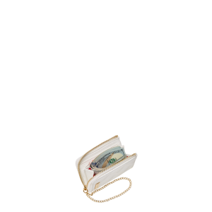 RIVIERA LE BLANC GOLD CHAIN SHARK WALLET
