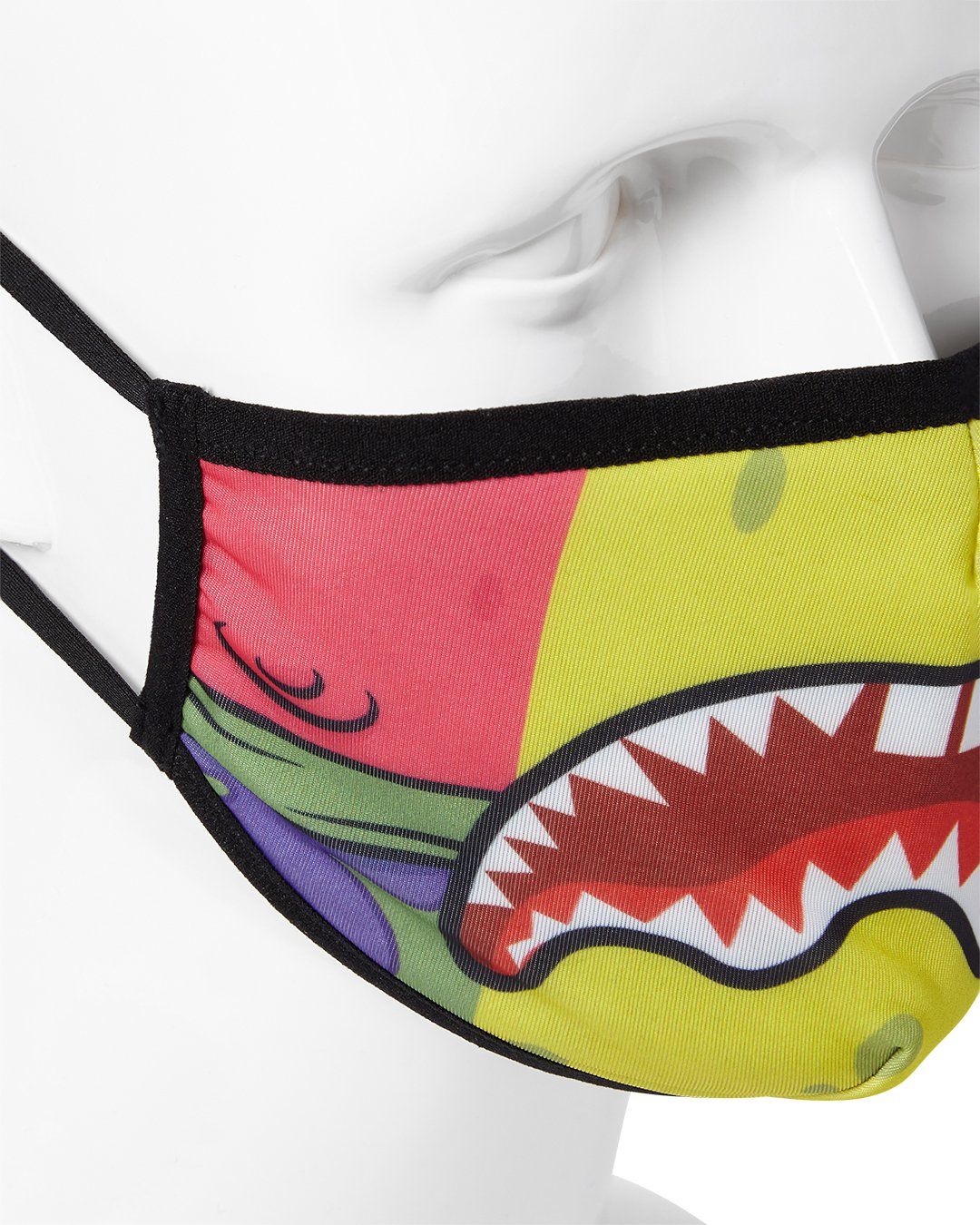 ADULT SPONGEBOB OG SHARK FORM FITTING FACE-COVERING - Image 4