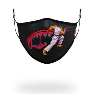 ADULT STREET FIGHTER RYU SHARK FORM FITTING FACE-COVERING