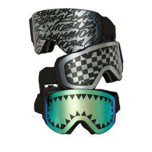 THE STREET MOUNTAIN SKI GOGGLES (INTERCHANGEABLE 3 LENSES)