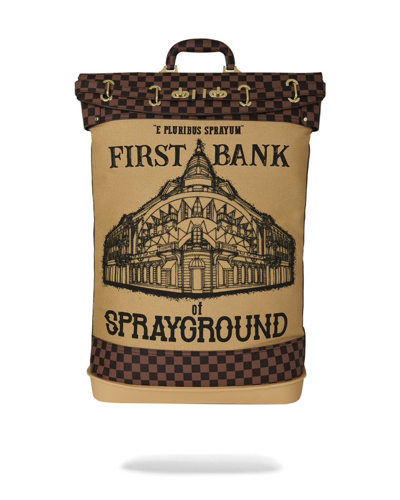 FIRST BANK OF SPRAYGROUND MONEY BAG