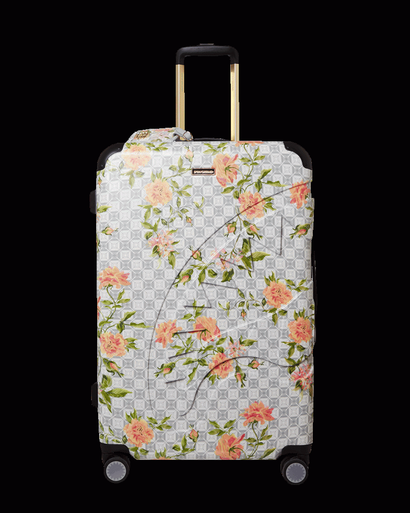 A.I. AFRICAN INTELLIGENCE ELEGANT ENERGY SHARKITECTURE FULL SIZE LUGGAGE ?C SANDFLOWER COLLAB