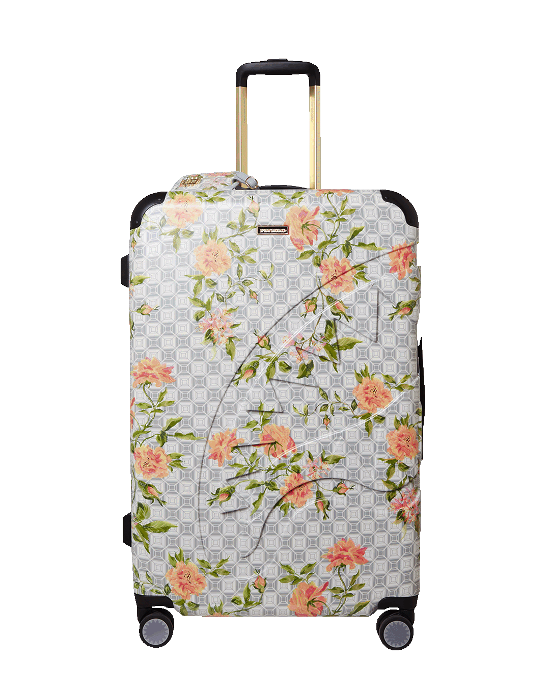 A.I. AFRICAN INTELLIGENCE ELEGANT ENERGY SHARKITECTURE FULL SIZE LUGGAGE ?C SANDFLOWER COLLAB
