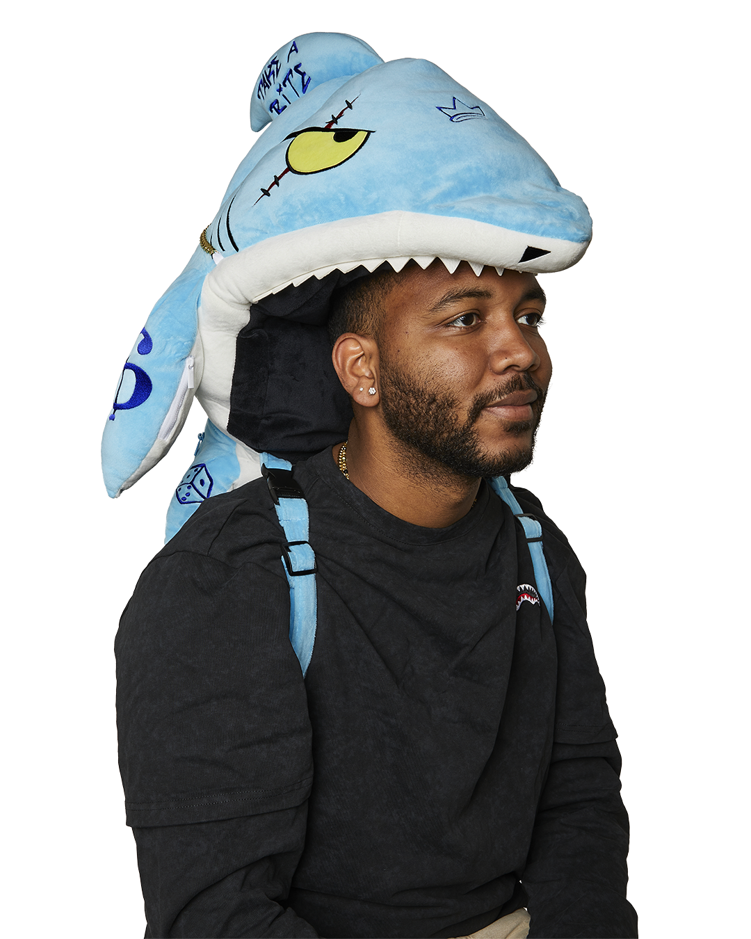 STUFFED SAVAGE HOODY BACKPACK SHARK - Image 15