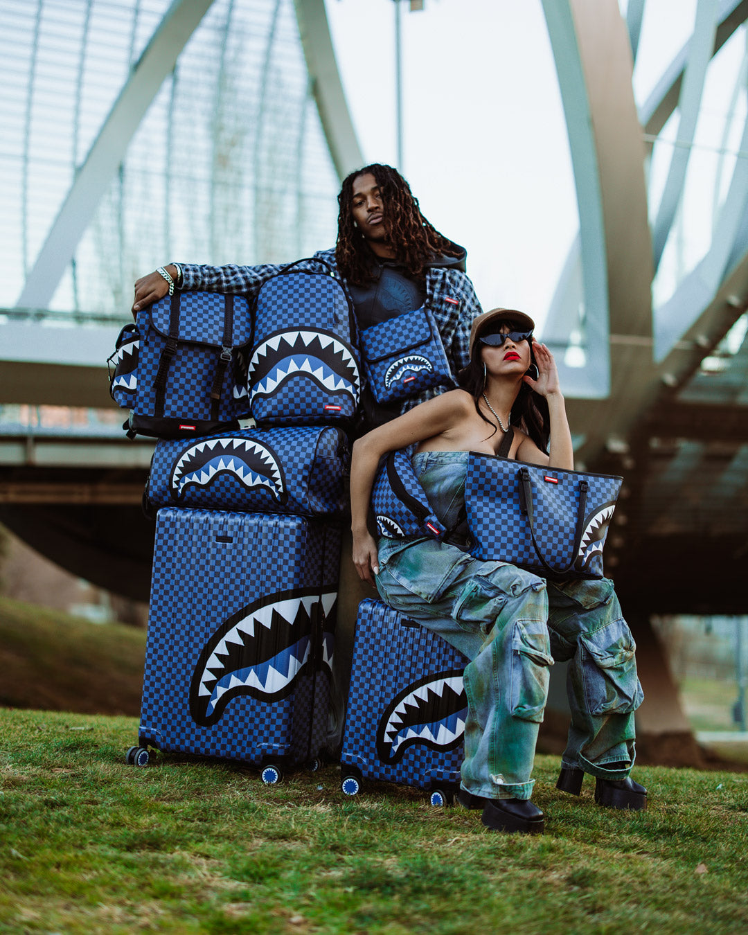 MIDNIGHT MAGIC SHARKS IN PARIS MONTE CARLO BACKPACK - Image 6