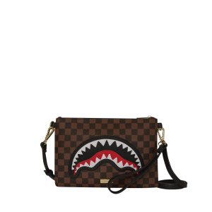 SAWTOOTH SHARKS IN PARIS CROSSOVER CLUTCH