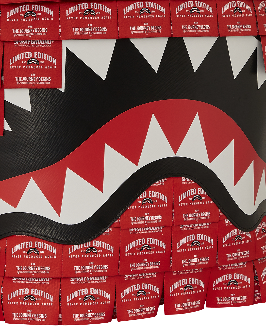 MADE OF WOVEN LABELS SHARK BACKPACK - Image 12