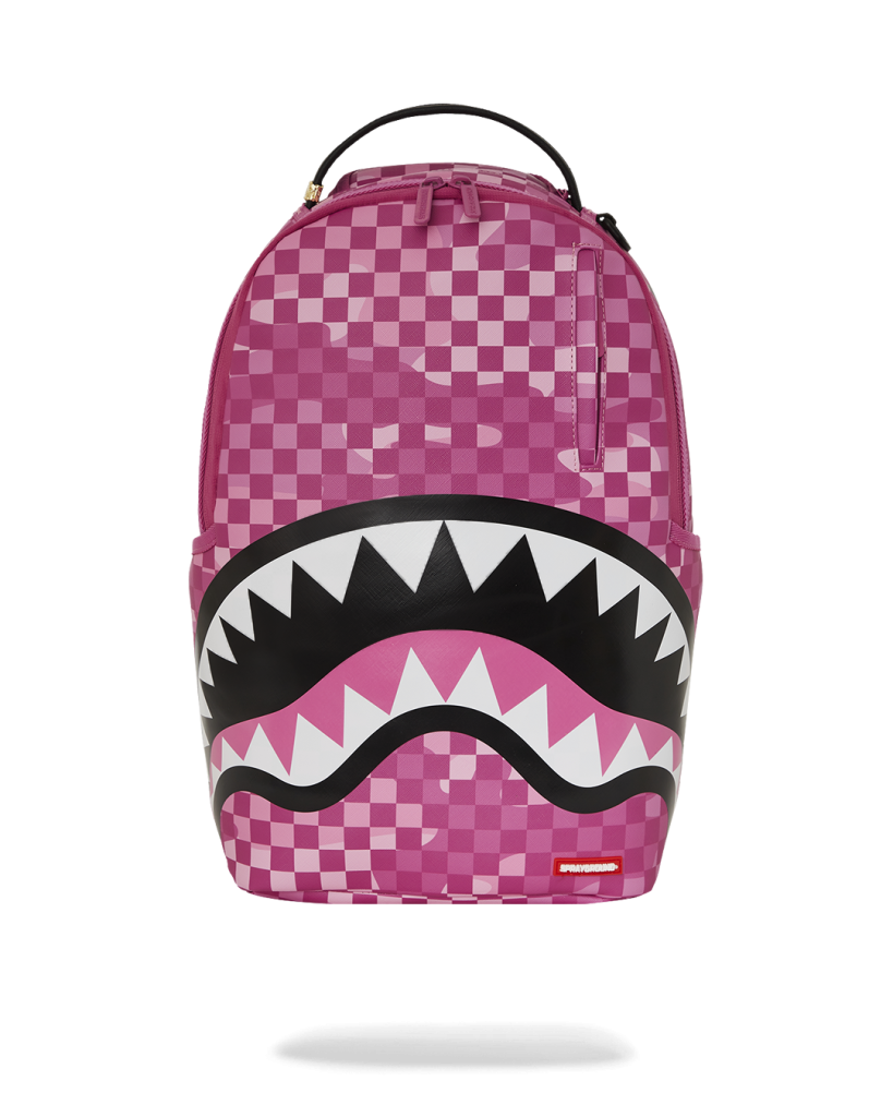 PINK CAMOCHECK BACKPACK