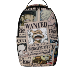 ONE PIECE WANTED SHARK POSTERS BACKPACK