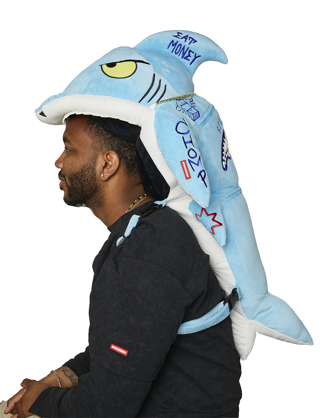 STUFFED SAVAGE HOODY BACKPACK SHARK - Image 14