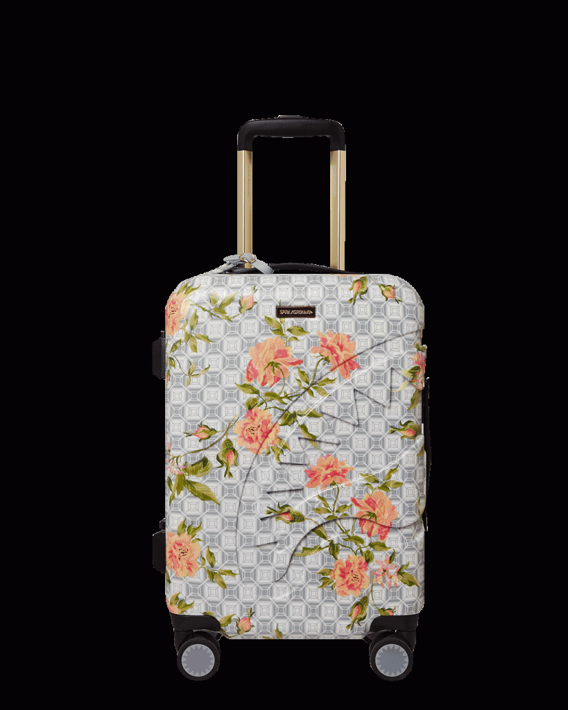 A.I. AFRICAN INTELLIGENCE ELEGANT ENERGY SHARKITECTURE CARRY-ON LUGGAGE ?C SANDFLOWER COLLAB