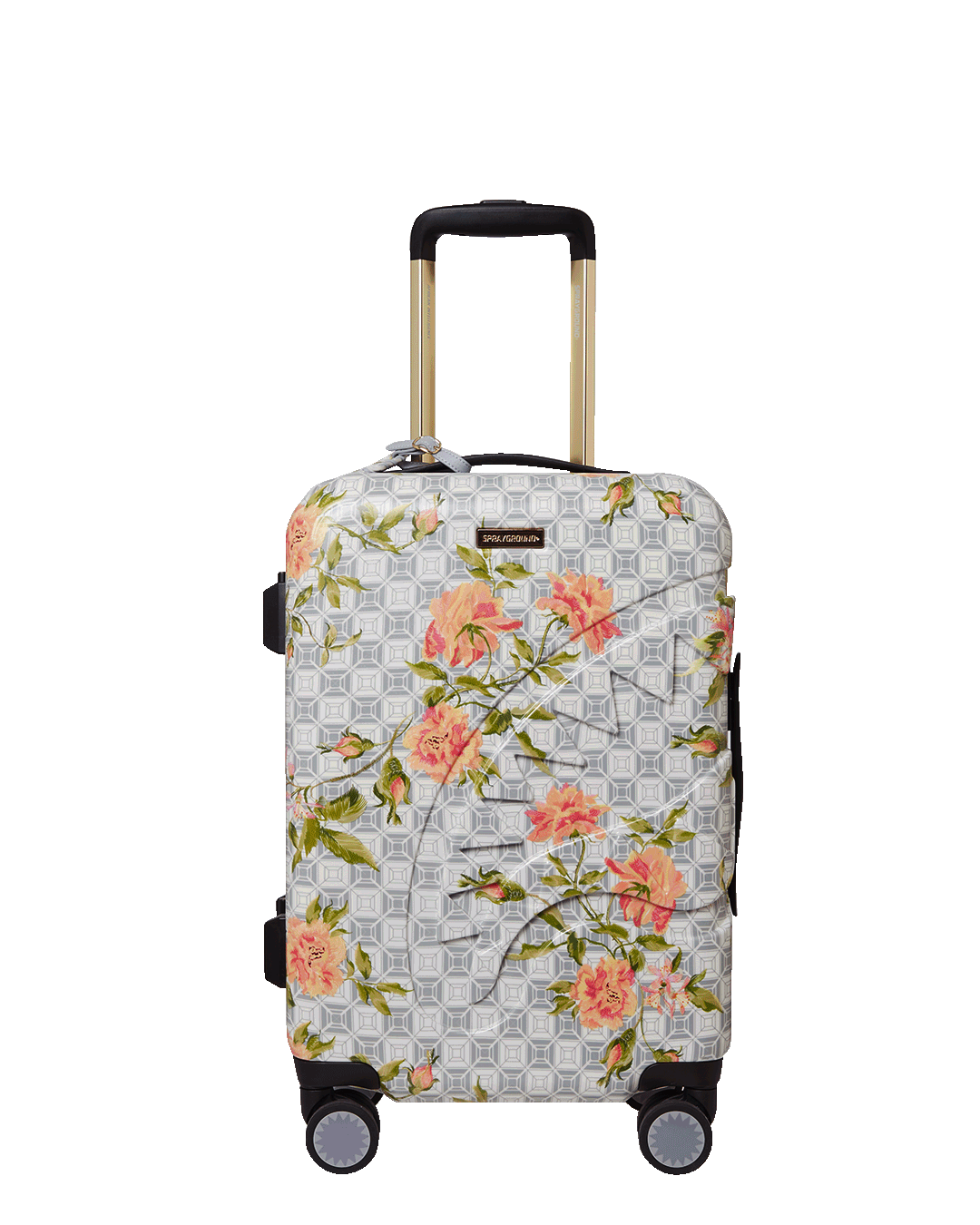 A.I. AFRICAN INTELLIGENCE ELEGANT ENERGY SHARKITECTURE CARRY-ON LUGGAGE ?C SANDFLOWER COLLAB
