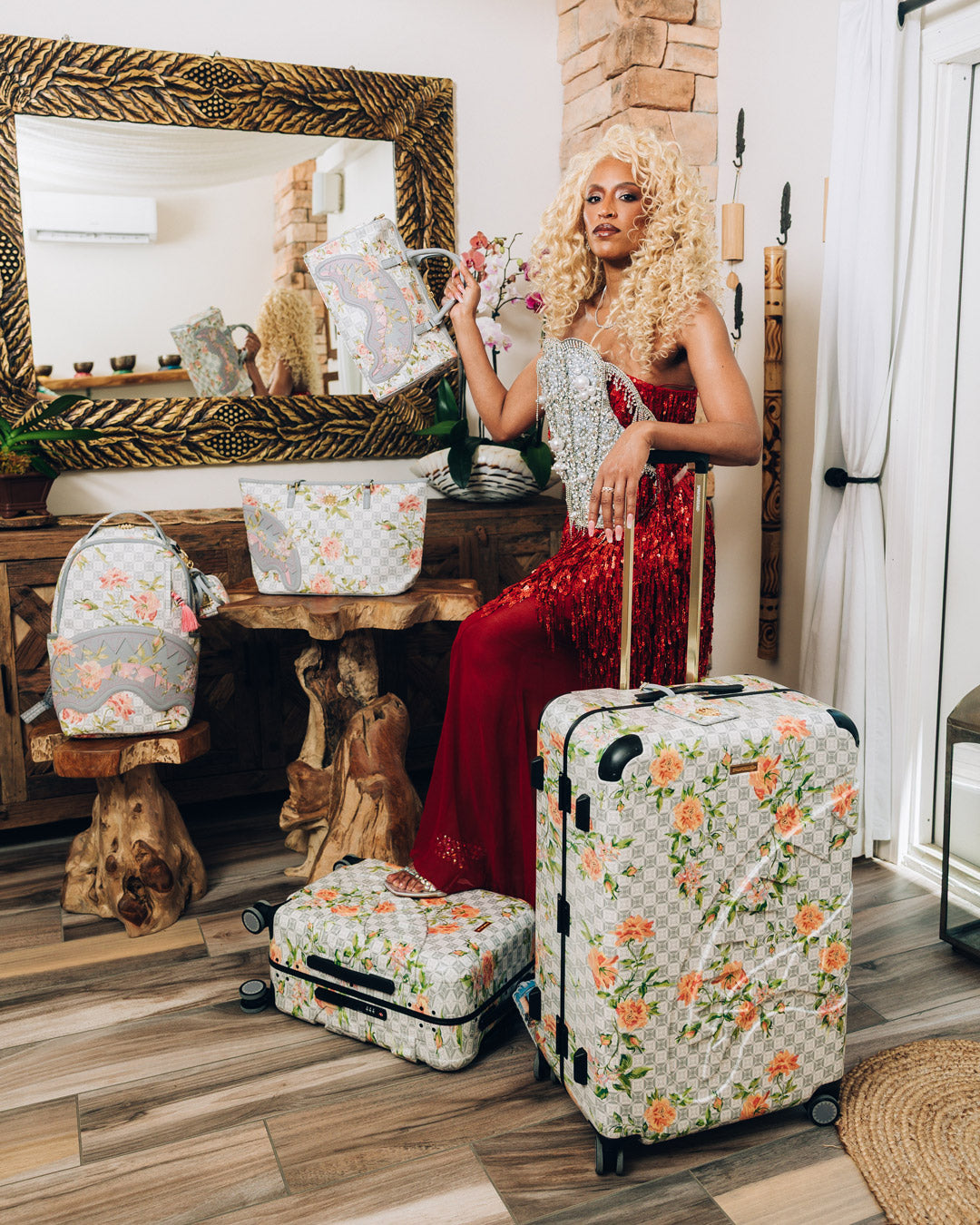 A.I. AFRICAN INTELLIGENCE ELEGANT ENERGY MINI DUFFLE ?C SANDFLOWER COLLAB - Image 6