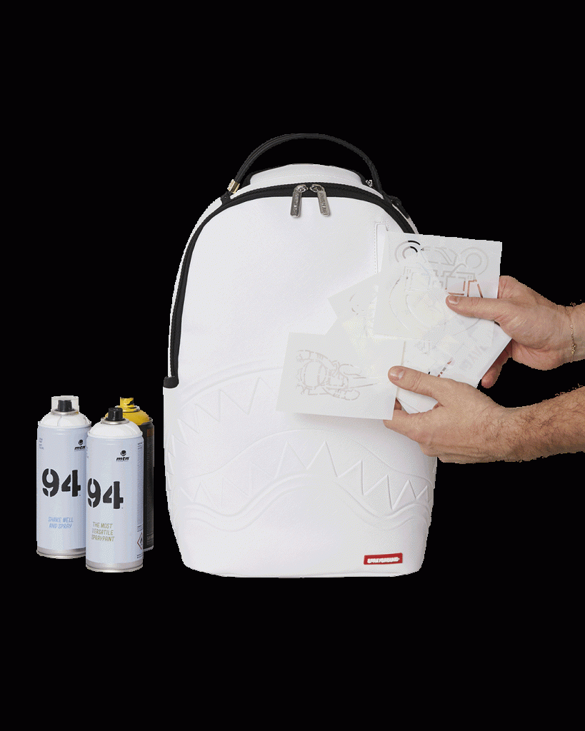 GRAFFITI ARTIST ?C DESIGN YOUR OWN BACKPACK ?C 9 STENCILS INCLUDED