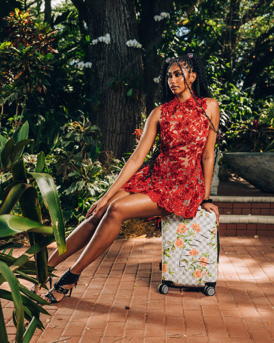 A.I. AFRICAN INTELLIGENCE ELEGANT ENERGY SHARKITECTURE CARRY-ON LUGGAGE ?C SANDFLOWER COLLAB - Image 8