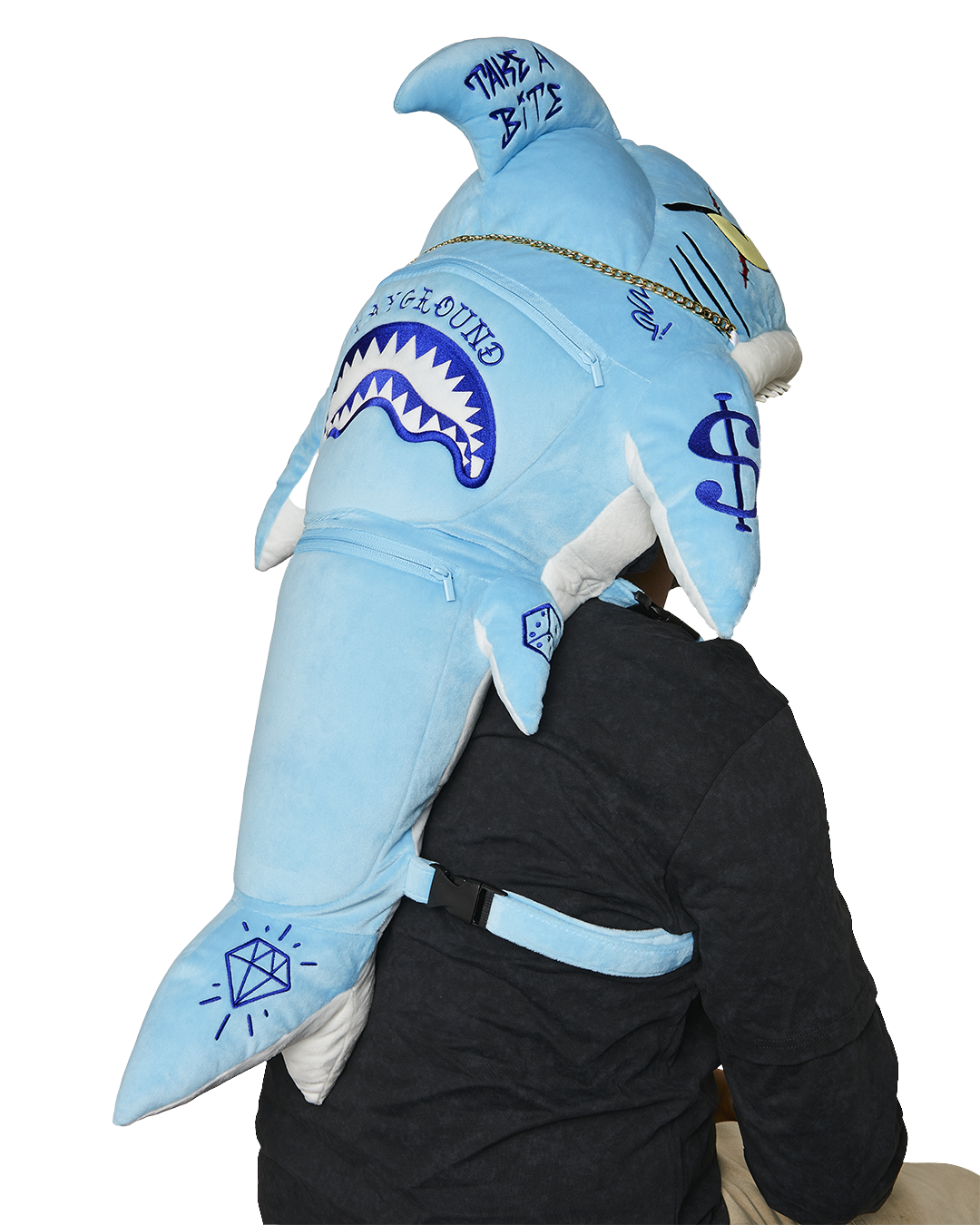 STUFFED SAVAGE HOODY BACKPACK SHARK - Image 12