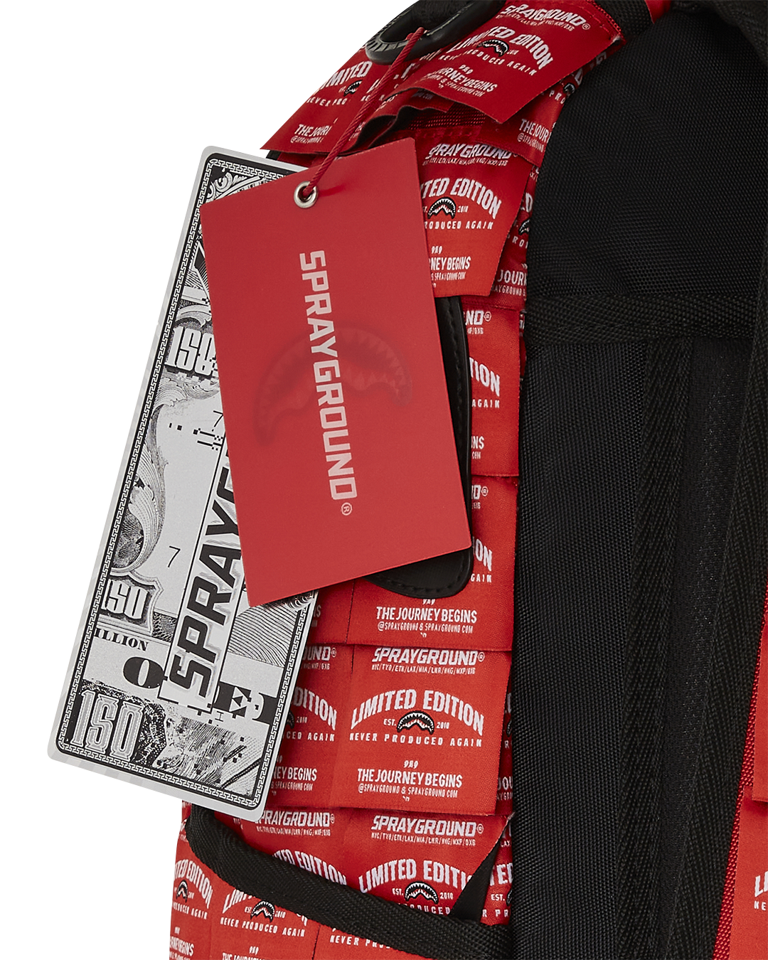 MADE OF WOVEN LABELS SHARK BACKPACK - Image 13