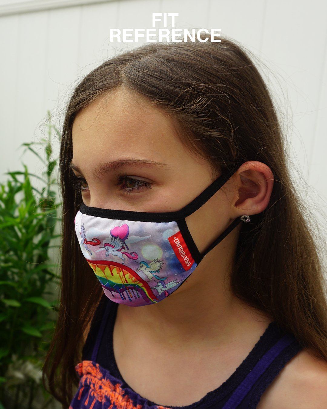 KIDS FORM FITTING MASK: COLOR DRIP - Image 4